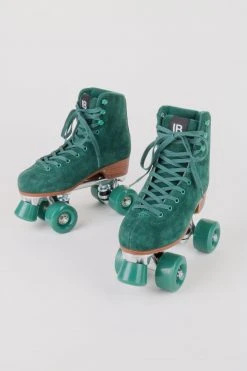 Intentionally Blank RINK ROLLER SKATE Emerald Green IB ROLLER SKATES