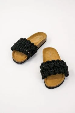 Intentionally Blank NEW ARRIVALS MACRO SANDAL Black