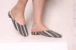 Intentionally Blank CLYNE SLIP ON Black Stripe