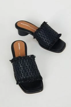 Intentionally Blank INLAND HEELED SANDAL Black NEW SHOES
