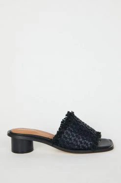 Intentionally Blank INLAND HEELED SANDAL Black NEW SHOES