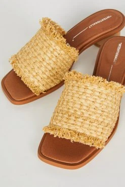 Intentionally Blank NEW SHOES INLAND HEELED SANDAL Natural