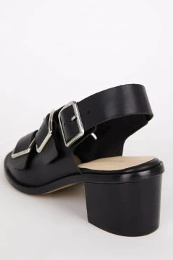 Intentionally Blank NEW ARRIVALS JILL HEELED SANDAL Black