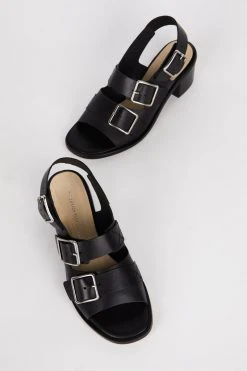 Intentionally Blank NEW ARRIVALS JILL HEELED SANDAL Black