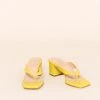 Intentionally Blank TEA HEELED SANDAL Yellow SHOES