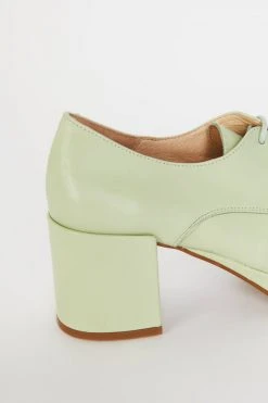 Intentionally Blank ALBANY PLATFORM OXFORD Green Tea SHOES