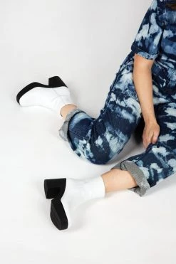 Intentionally Blank DRUE 3.0 HEELED BOOT White SHOES