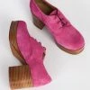 Intentionally Blank ALBANY PLATFORM OXFORD Magenta Suede SHOES