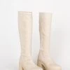 Intentionally Blank BOOTS MARZ PLATFORM BOOT Cream Vegan 2 Intentionally Blank BOOTS MARZ PLATFORM BOOT Cream Vegan