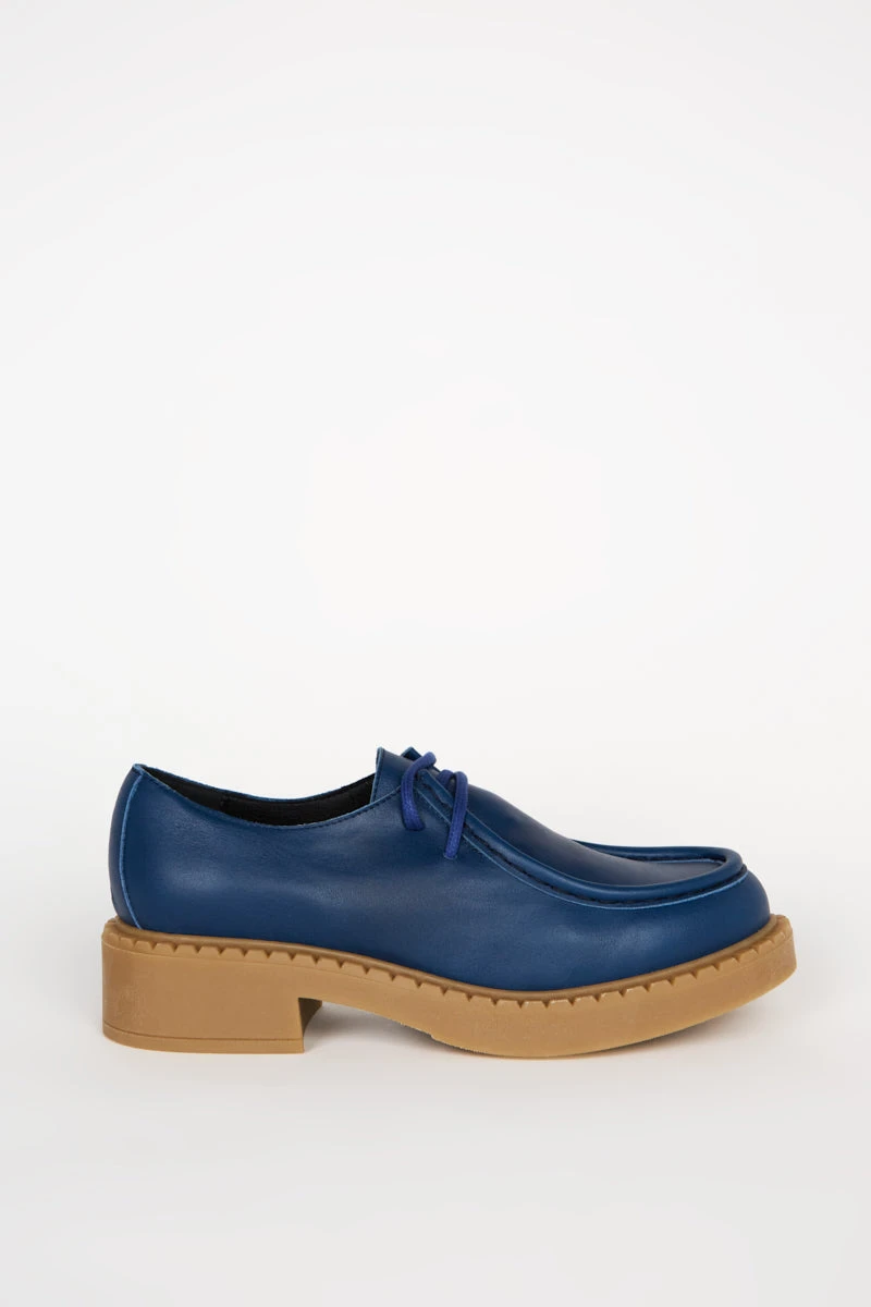 Intentionally Blank ACE OXFORD Blue LOAFERS 7 Intentionally Blank ACE OXFORD Blue LOAFERS