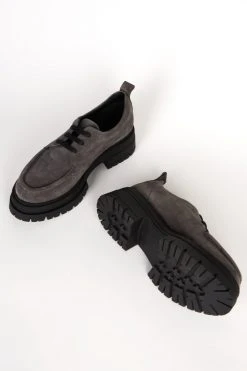 Intentionally Blank BARBAR OXFORD Charcoal SHOES