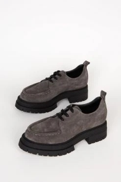 Intentionally Blank BARBAR OXFORD Charcoal SHOES