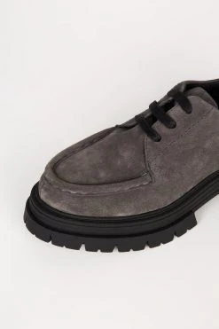 Intentionally Blank BARBAR OXFORD Charcoal SHOES