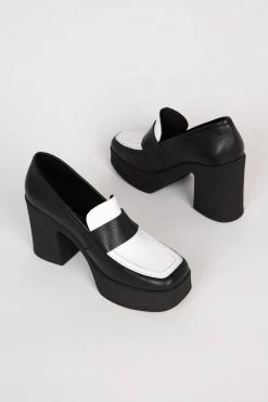 Intentionally Blank DEX HEEL Black White