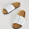 Intentionally Blank CLARICE SANDAL White NEW SHOES