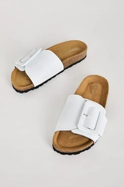 Intentionally Blank CLARICE SANDAL White NEW SHOES