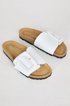 Intentionally Blank CLARICE SANDAL White NEW SHOES