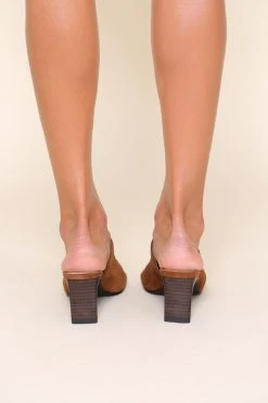 Intentionally Blank TRIX MULE Cognac SHOES