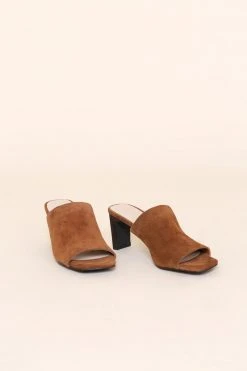 Intentionally Blank TRIX MULE Cognac SHOES