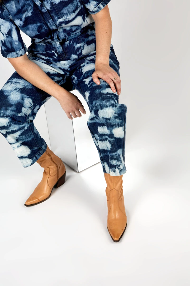 Intentionally Blank MATTIE HEELED BOOT Tan 4 Intentionally Blank MATTIE HEELED BOOT Tan