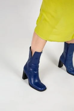 Intentionally Blank PARADE HEELED BOOT Blue SHOES