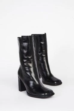 Intentionally Blank PARADE HEELED BOOT Black SHOES