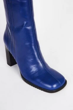 Intentionally Blank PARADE HEELED BOOT Blue SHOES 11 Intentionally Blank PARADE HEELED BOOT Blue SHOES