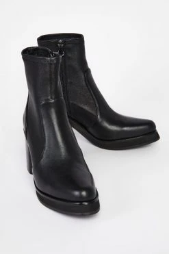 Intentionally Blank SHOES PICO HEEL BOOT Black 10 Intentionally Blank SHOES PICO HEEL BOOT Black