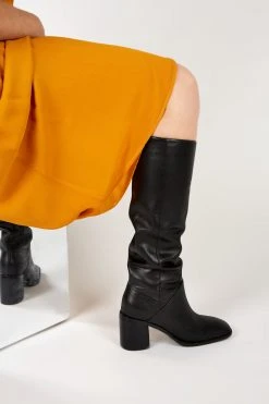 Intentionally Blank COUCOU TALL HEELED BOOT Black