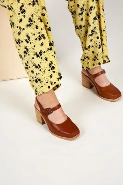 Intentionally Blank OFFICE CLOG Cognac SHOES