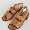 Intentionally Blank NEW ARRIVALS JILL HEELED SANDAL Tan