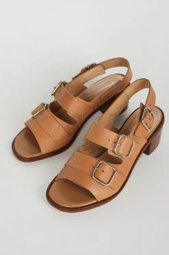 Intentionally Blank NEW ARRIVALS JILL HEELED SANDAL Tan