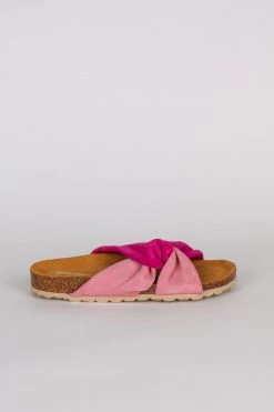 Intentionally Blank JORDANA SANDAL Fuchsia Combo
