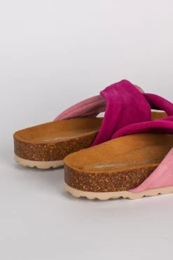 Intentionally Blank JORDANA SANDAL Fuchsia Combo