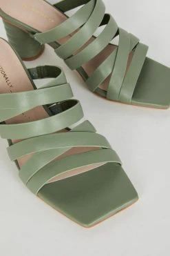 Intentionally Blank KAMRY HEEL Sage NEW SHOES