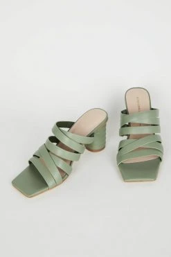 Intentionally Blank KAMRY HEEL Sage NEW SHOES