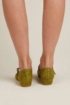 Intentionally Blank SHOES KEMP FLAT Lime Spots