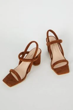 Intentionally Blank KIFTON HEEL Chestnut NEW SHOES