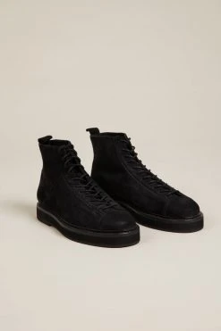Intentionally Blank KIRK HI TOP Black Suede