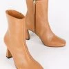 Intentionally Blank SHOES LINDA HEELED BOOT Camel