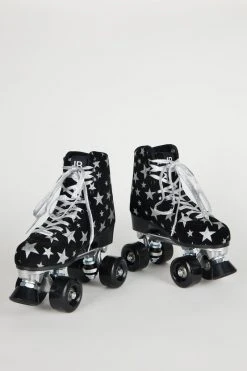Intentionally Blank IB ROLLER SKATES LUCKY STAR ROLLER SKATE Silver