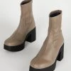 Intentionally Blank MARLOWE PLATFORM BOOT Fog Vegan SHOES