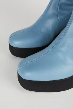 Intentionally Blank MARLOWE PLATFORM BOOT Sky Vegan