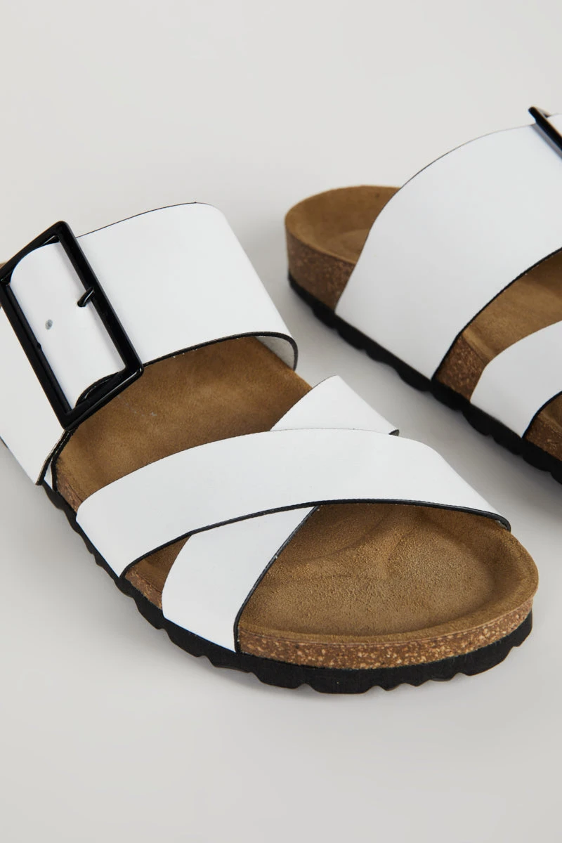 Intentionally Blank SHOES MEREDITH SANDAL White 5 Intentionally Blank SHOES MEREDITH SANDAL White