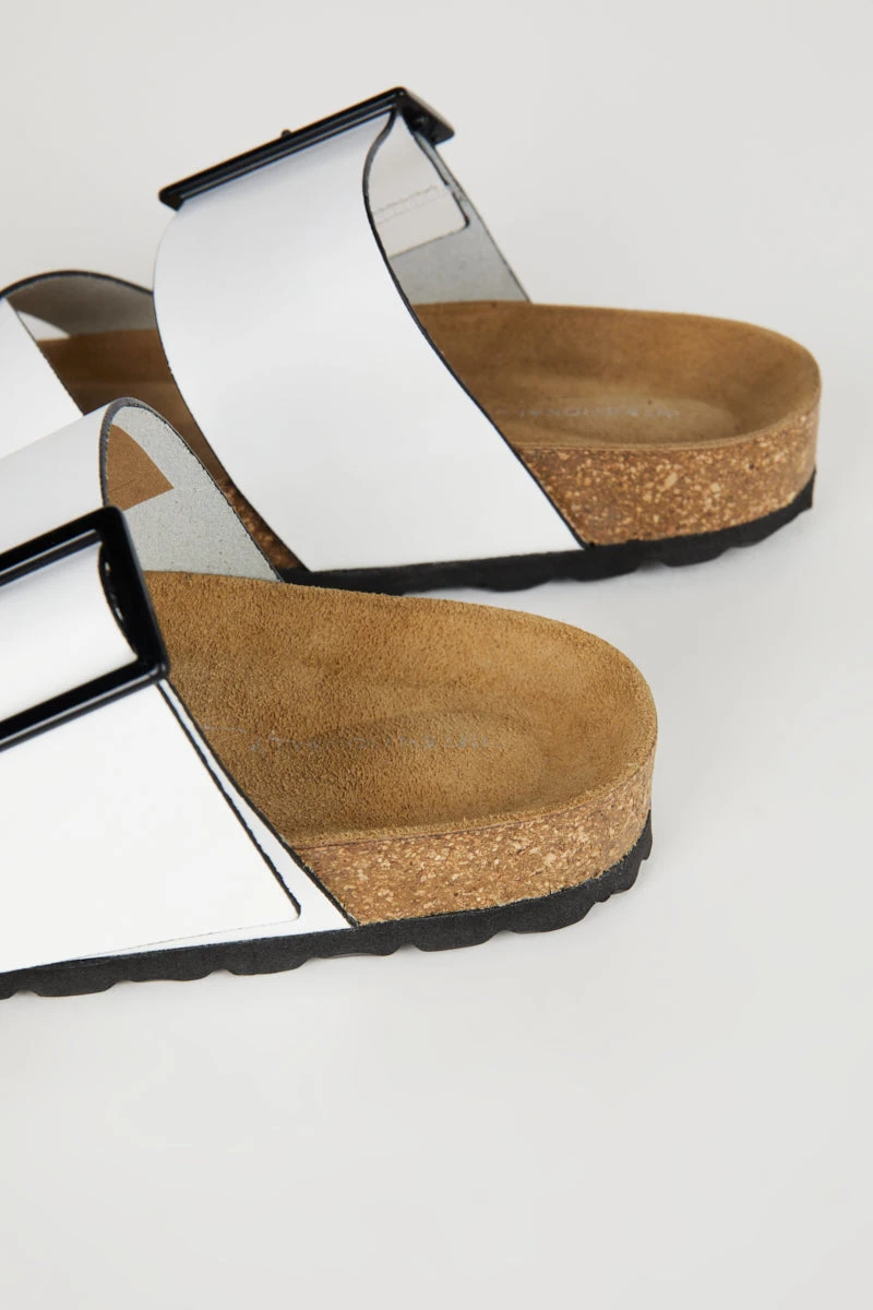 Intentionally Blank SHOES MEREDITH SANDAL White 6 Intentionally Blank SHOES MEREDITH SANDAL White