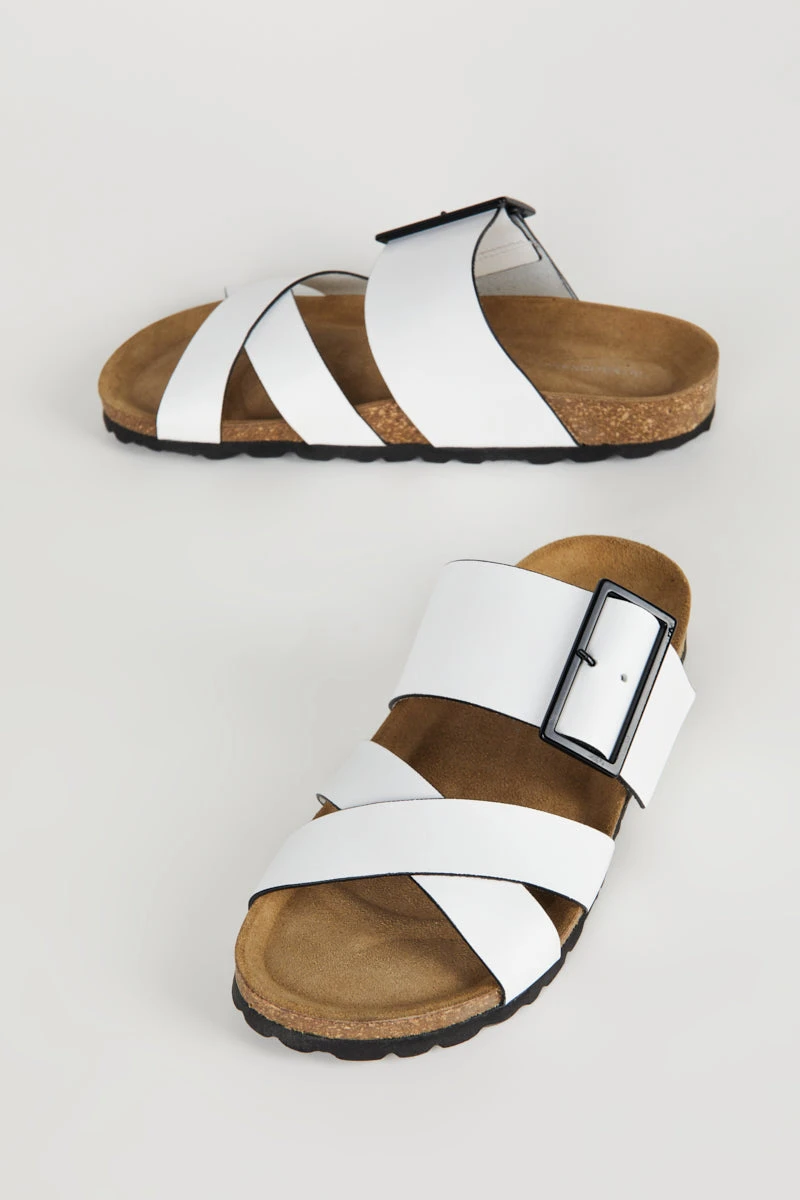 Intentionally Blank SHOES MEREDITH SANDAL White 7 Intentionally Blank SHOES MEREDITH SANDAL White