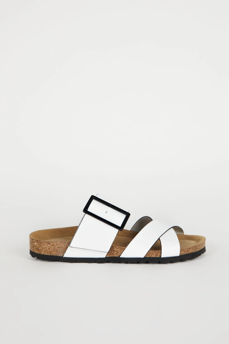 Intentionally Blank SHOES MEREDITH SANDAL White 8 Intentionally Blank SHOES MEREDITH SANDAL White