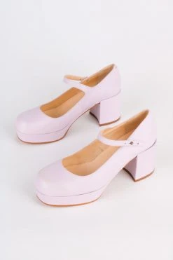Intentionally Blank MIKA PLATFORM MARY JANE Lilac SHOES