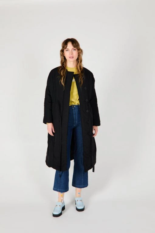 Intentionally Blank GARMENTS DASH COAT BLACK