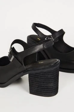 Intentionally Blank OFFICE CLOG Black SHOES